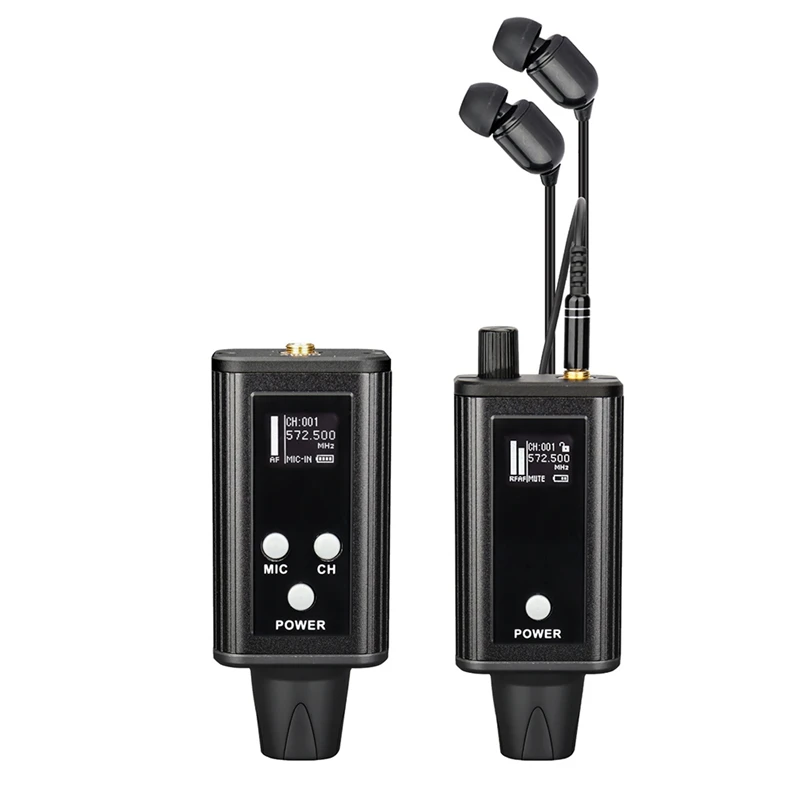 New DS100 Wireless Monitoring System UHF Wireless Digital Signal Transmission Portable Rechargeable Monitoring System-A69M