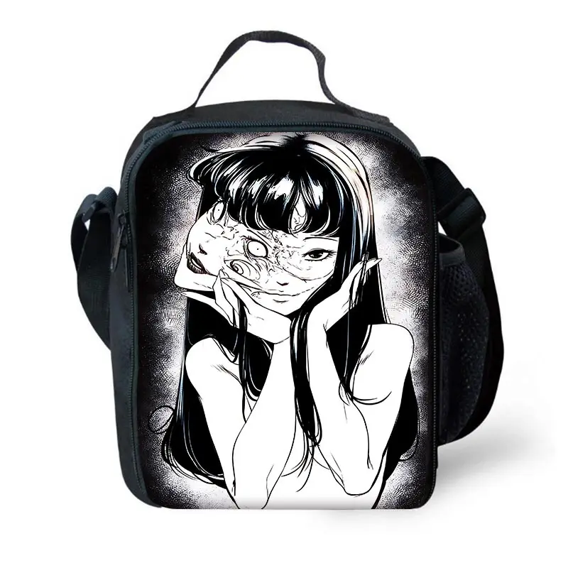 Junji Ito Terror Horror Tomie Child Large Capacity Bag for Boy and Girl Student Outdoor Picnic Resuable Thermal Cooler Lunch Box