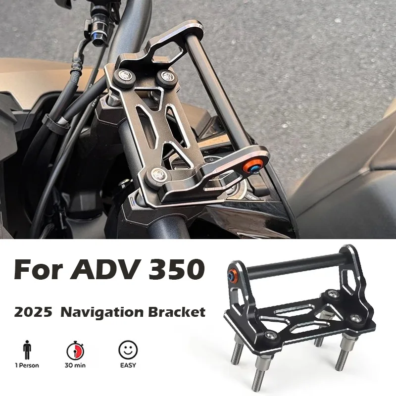 

NEW Navigation Bracket FOR Honda ADV350 ADV 350 adv350 2025 Motorcycle Navigator Phone Holder GPS Navigation Holder
