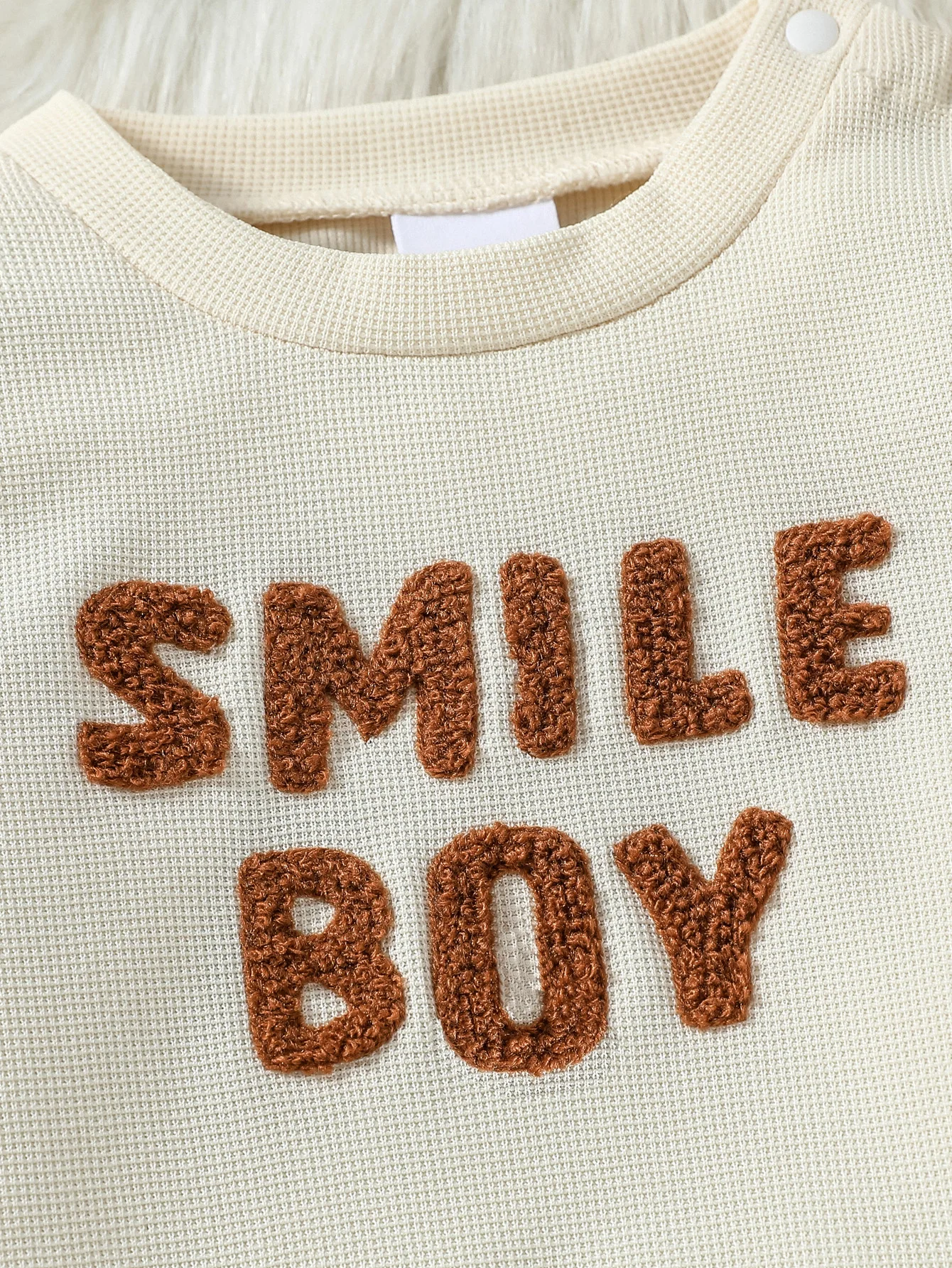 Baby Boys England Style Autumn/Winter Long Sleeve Print Letter Sweatshirt +Pant With Pocket For Outdoor Set