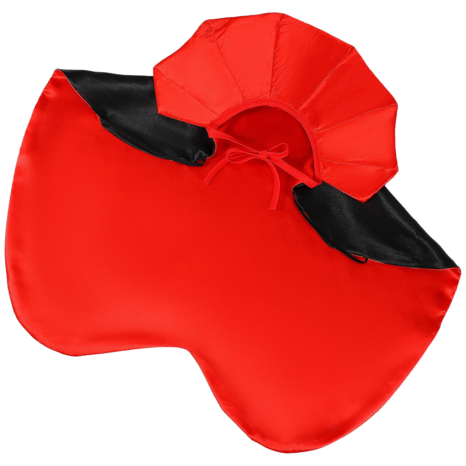 

Pet Halloween Costume Black Red Cloak for Small Medium Dogs Cats Comfortable Soft Polyester Easy to Wear and Clean