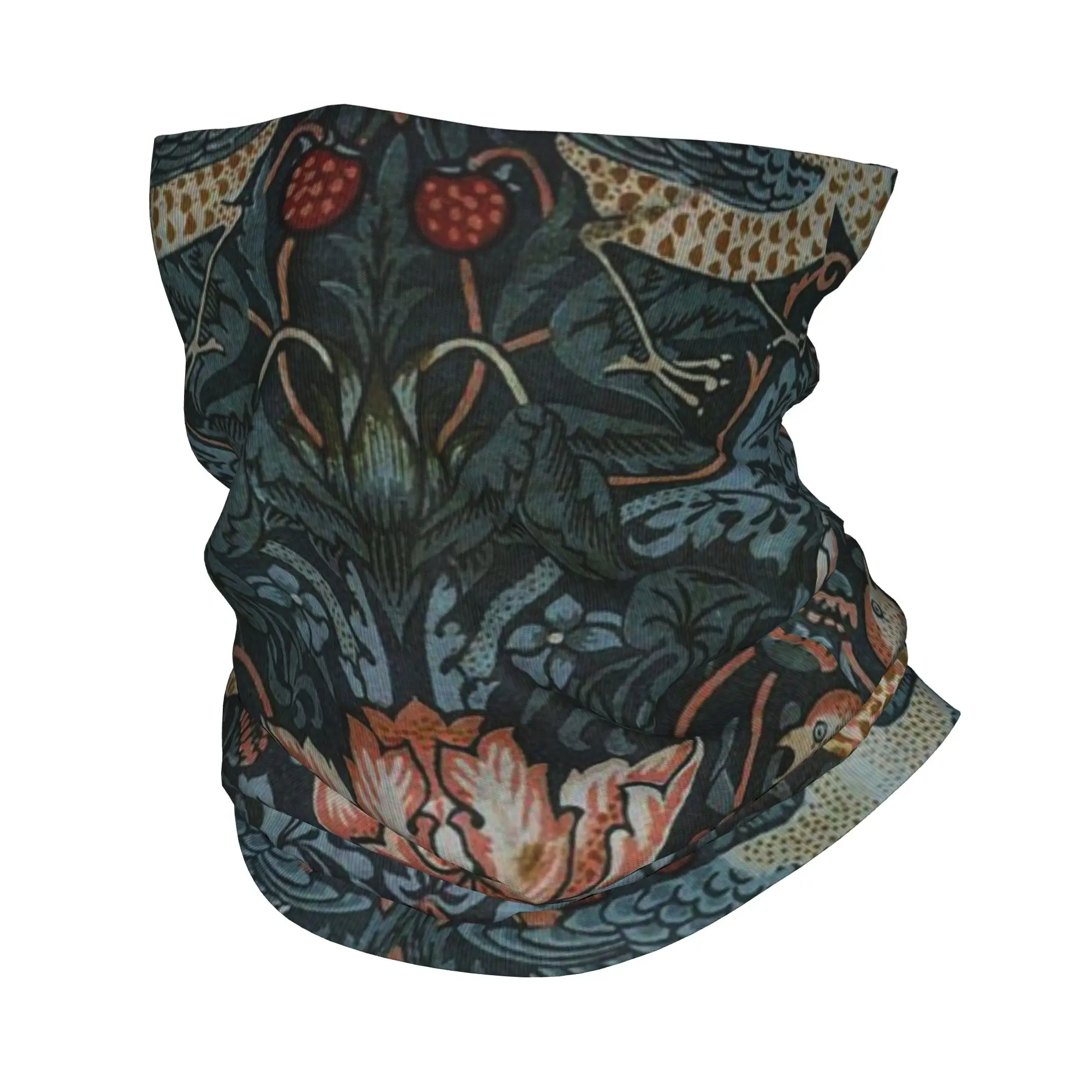 

Оригинальная бандана William Morris Strawberry Thief 1883, маска с принтом, шарф, теплый головной убор для бега для мужчин, женщин и взрослых