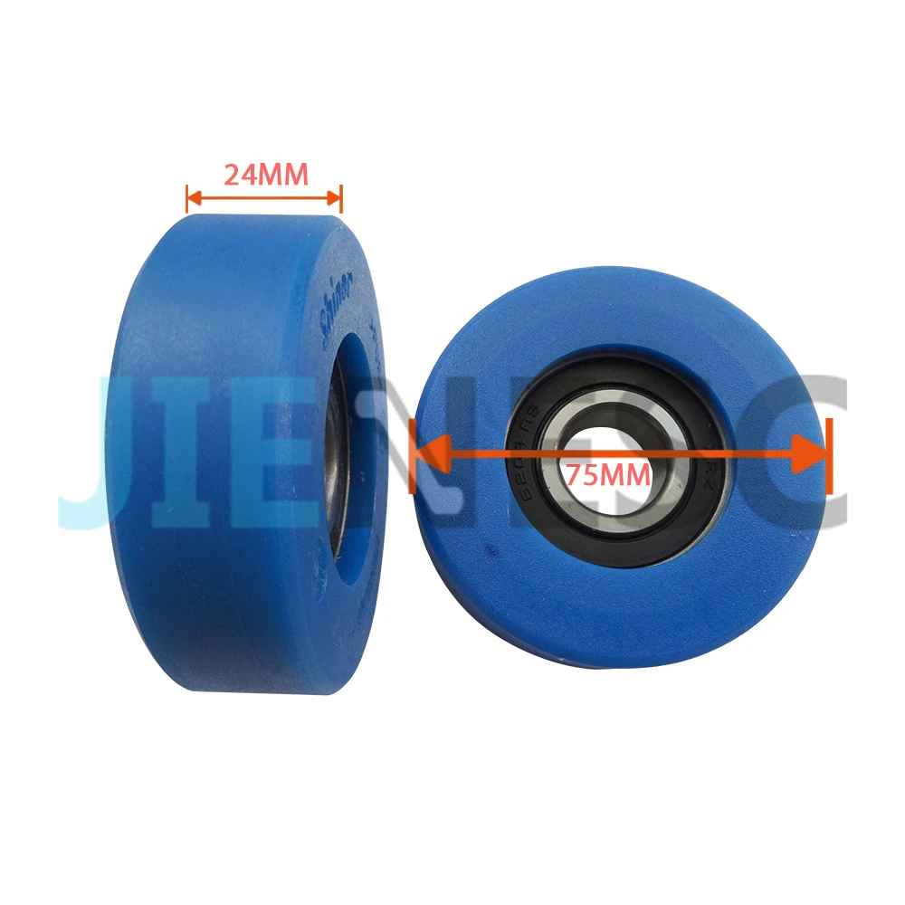 100pcs 75*24mm 6204 escalator roller