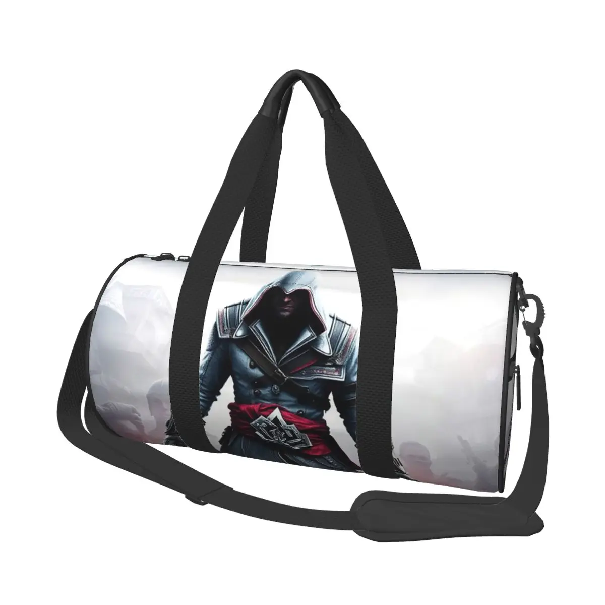

Assassins Creed RGB Action Adventure Gaming Large Duffle Gym Bag Multi-Functional Duffle Travel Bags Handbags Fitness bag