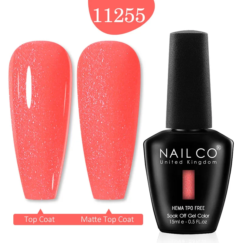 NAILCO Rode Kleuren Serie 15ML Nagelgel Polish Nagelbenodigdheden Semi Permanent Voor Nail Art Manicure Losweken LED UV hybride Vernis