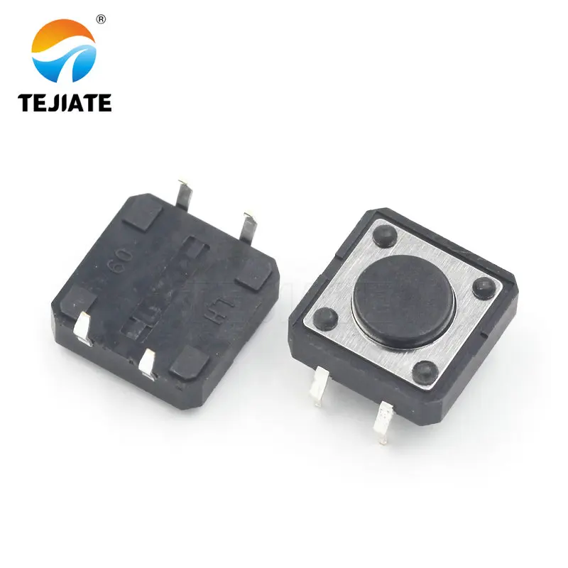 

10 шт., вертикальные 4-ножки с прямой вставкой, сенсорная кнопка, микропереключатель, Erect, 4 ножные кнопки, переключатель 12*12*4,3/5/5.5/7/7.5/8/9/10/12/13/15 мм