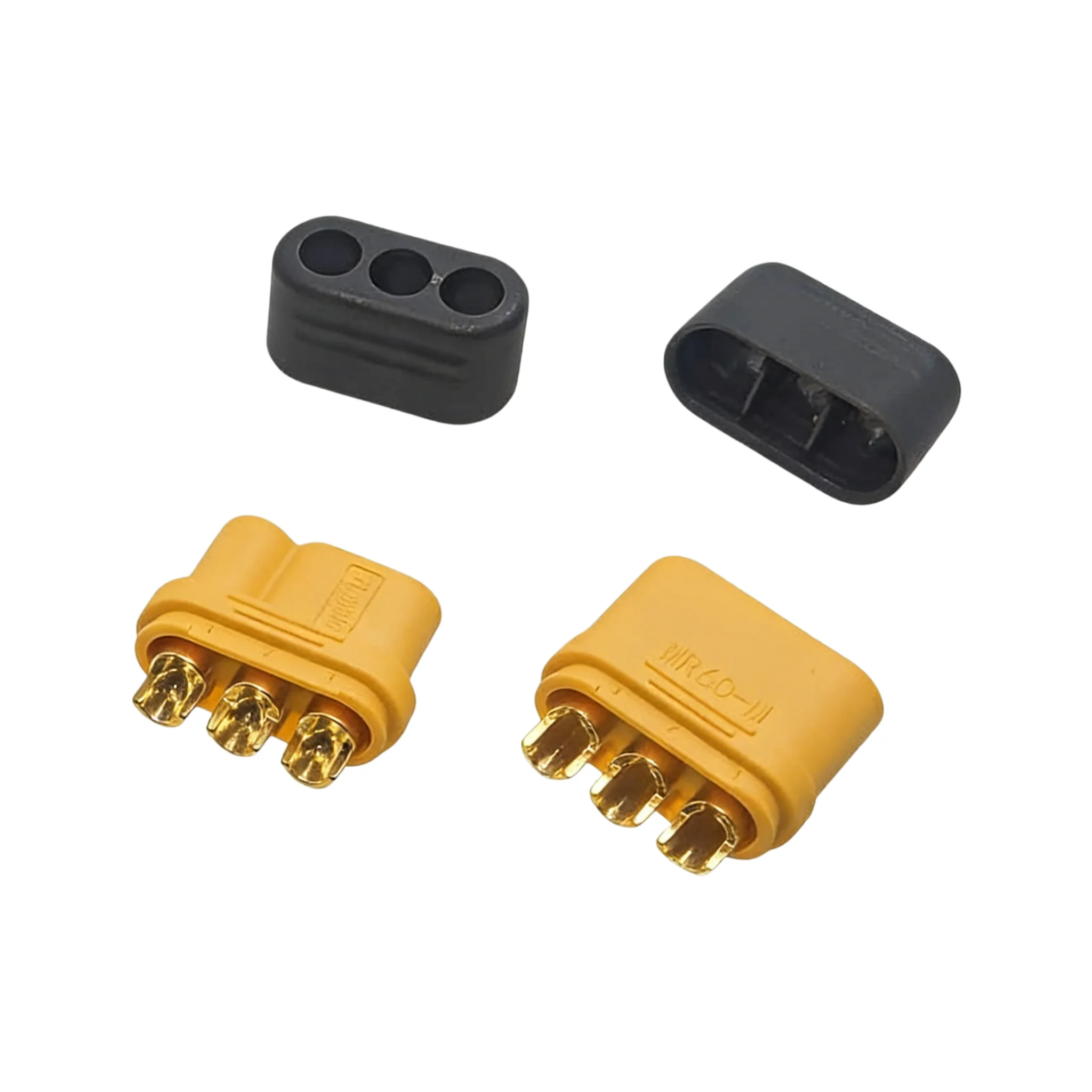 Amass Original MR30 Connector Plug with Wire 2mm Gold Plated High Current for RC Motor