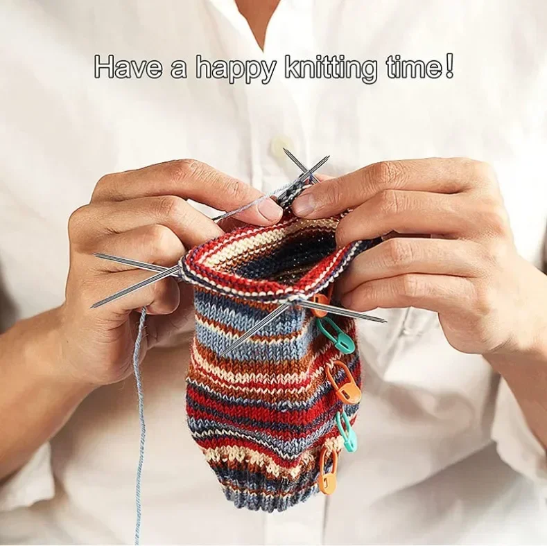 Circular Knit Needles 3pcs Knitting Metal Cable Circular Knitting Needles Set Knitting For Babies Sleeves Socks Accessories