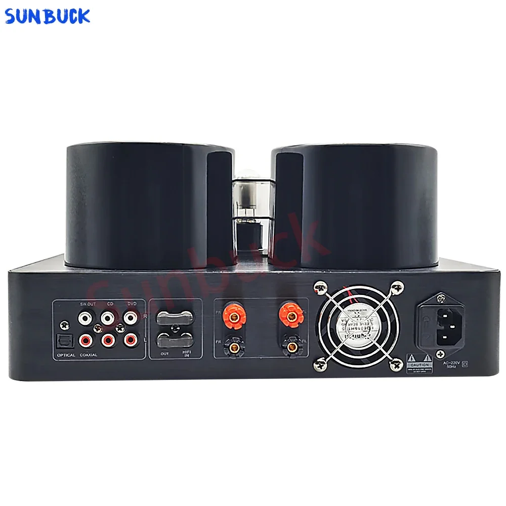 Sunbuck 200W 2.0 6U1 6A2 6H2 WY-3P Hifi Tube Amplifier 5200 1943 Bluetooth 5.0 USB Coaxial Fiber