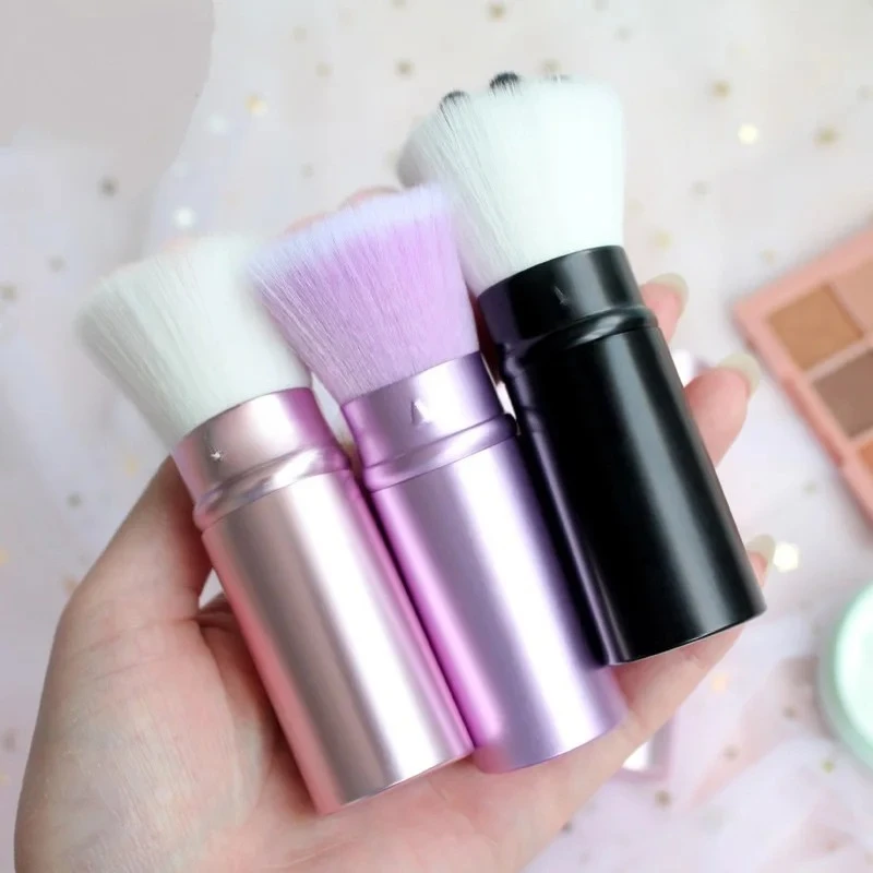Pinceau de maquillage griffe de chat Super mignon, outils cosmétiques rétractables portables, fond de teint Kawaii, correcteur, Blush, poudre, cadeau de maquillage