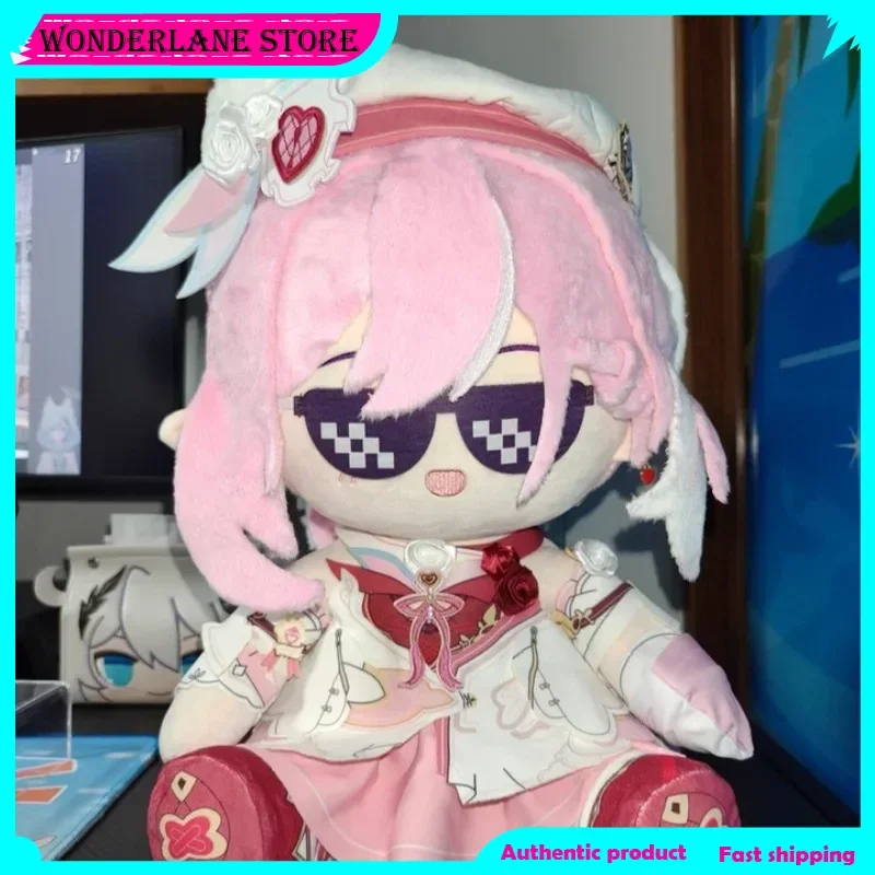 

Honkai 3rd Elysia Sitting Plush Doll 40cm Anime Soft Stuffed Pillow Love Messenger Fairy Of Love Ornament Gift For Anime Fans