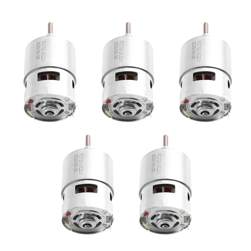 ABUH-5 個 755 DC モーター雑草トリマー用 21V 草カッターモーター長いシャフト付き効率的な雑草の切断とトリミング