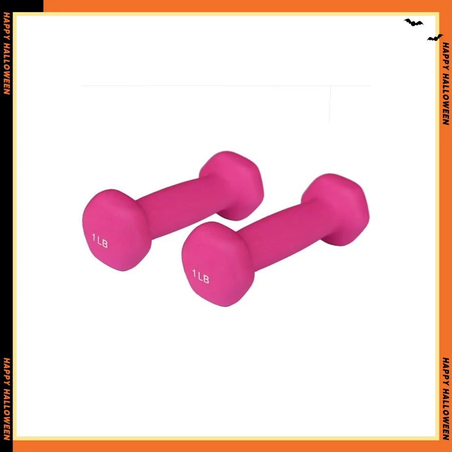 滑り止めネオプレンダンベル - 2セット ホームジムフィットネスウェイト