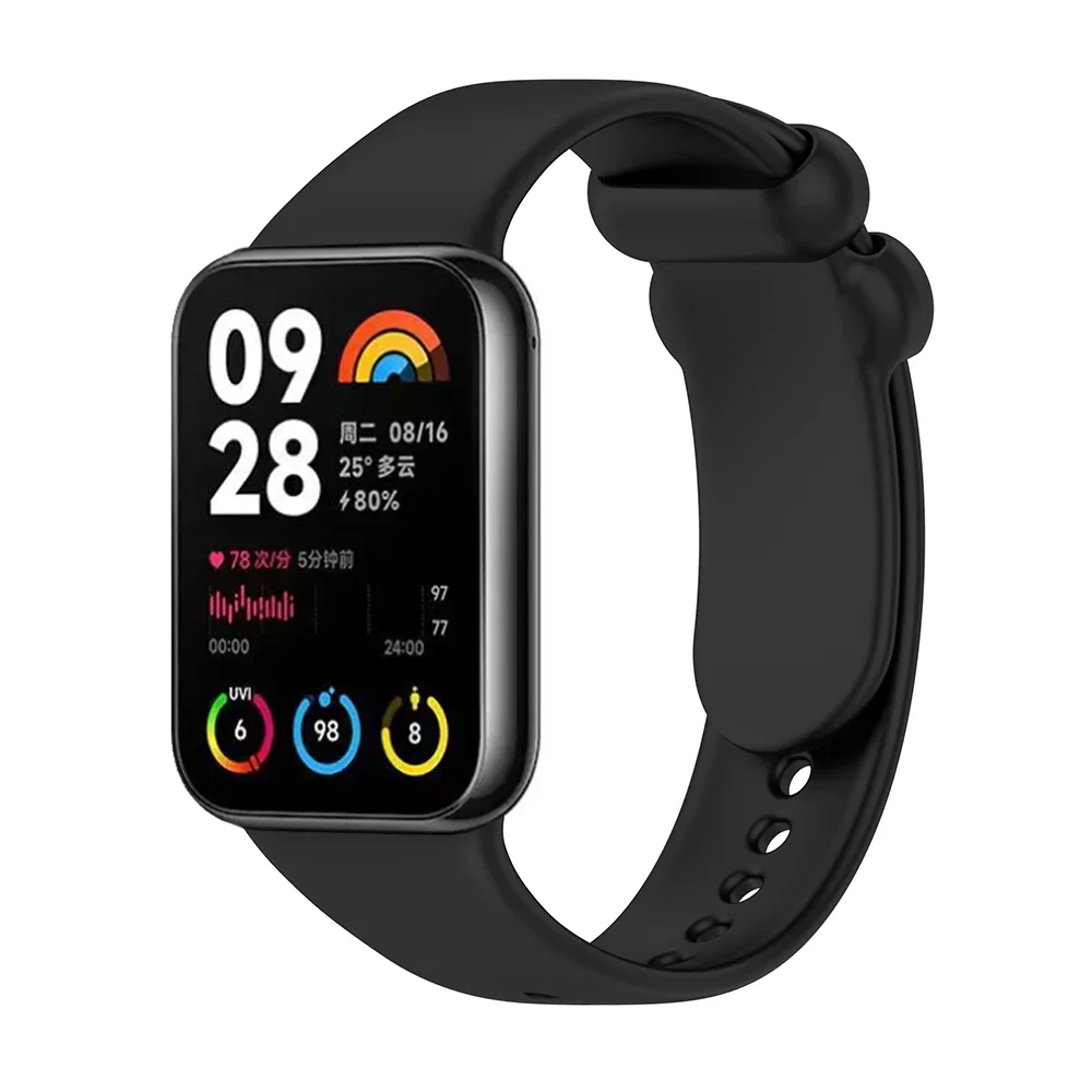 Silicone Strap for Xiaomi Mi Band 8 Pro Smart Watch Sports Strap Watchbands for Mi Band 8 Pro Bracelet Cover Case Accessories