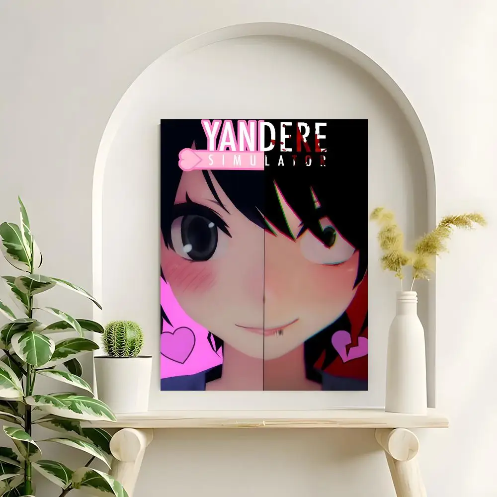 Game Yandere Simulator Poster Hochauflösende Poster-Aufkleber, geeignet für Schlafzimmer, Wohnzimmer, Heimdekoration – Detail 10