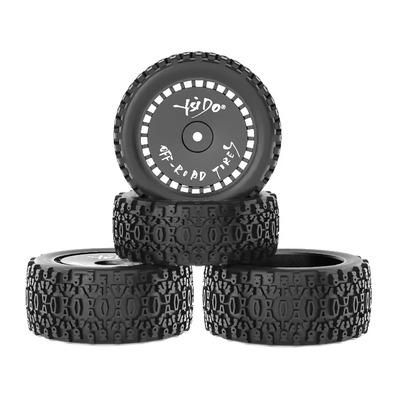 Upgrade original 72mm front and rear tires 12mm HEX for 1/12 1/14 1/16 remote control off-road vehicles