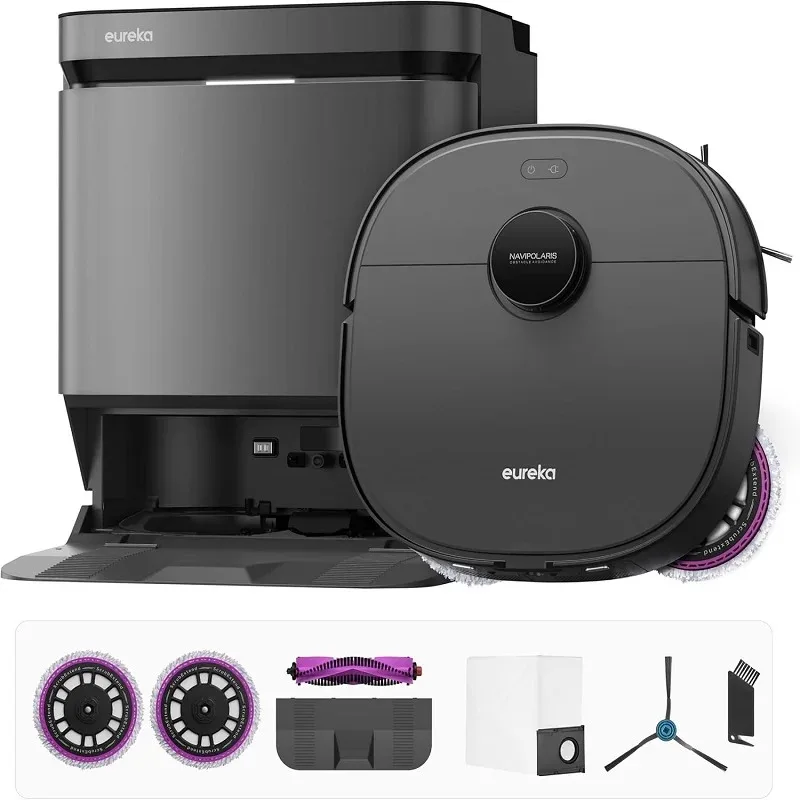 

BRAND NEW Eureka J15 Pro Ultra Robot Vacuum and Mop with Self Emptying Base, 16,200 Pa Suction, Flex-Arm Design Mop, Auto Mop Ho
