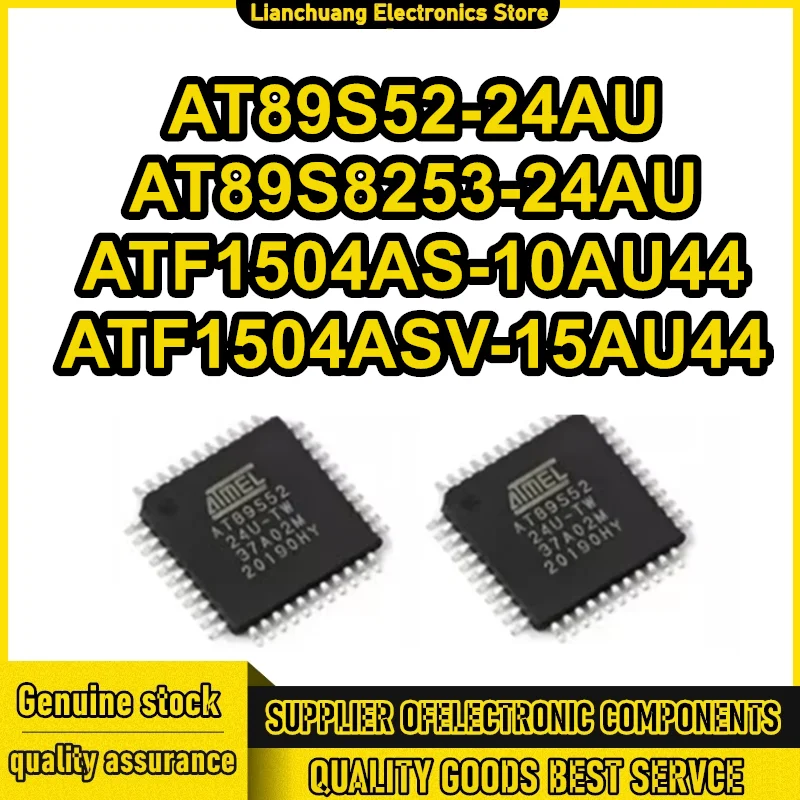 

AT89S52-24AU AT89S8253-24AU ATF1504AS-10AU44 ATF1504ASV-15AU44 IC MCU Chip TQFP44 IC Chip 100% New Original in stock