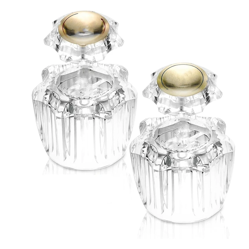 

Bathroom Faucet Knobs Replacement, Bathtub Faucet Handles 1 Pair Hot And Cold 2 Knobs For Delta LDR Delex Peerless