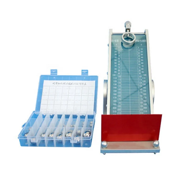 テープ初期粘着力試験機 初期粘着力ローリングボール試験機 ステンレス鋼ローリングボール初期粘着力試験機