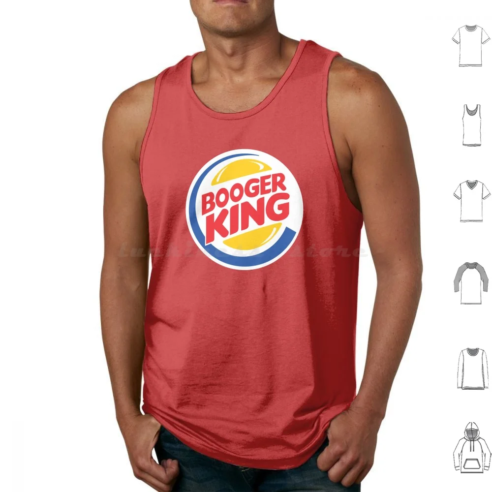 Booger King Camisetas sin mangas Chaleco sin mangas Cool Nuevo Popular Recente Tendencia Top Pick Best Seller Top Seller Editores Pick Número 1