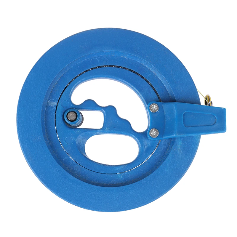 Avvolgitore per aquiloni da 16cm avvolgitore per aquilone in plastica ABS blu con linea da 150m