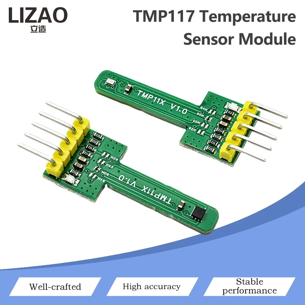 TMP117 TMP119 High Precision Digital Temperature Sensor Module, TMP117AIDRVR I2C Interface Temperature Sensor Board For Arduino