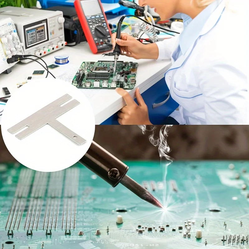 20 قطعة من شرائط الفولاذ المطلية بالنيكل على شكل حرف T لبطاريات 18650 - طبقة مزدوجة، متوافقة مع اللحام الفوري