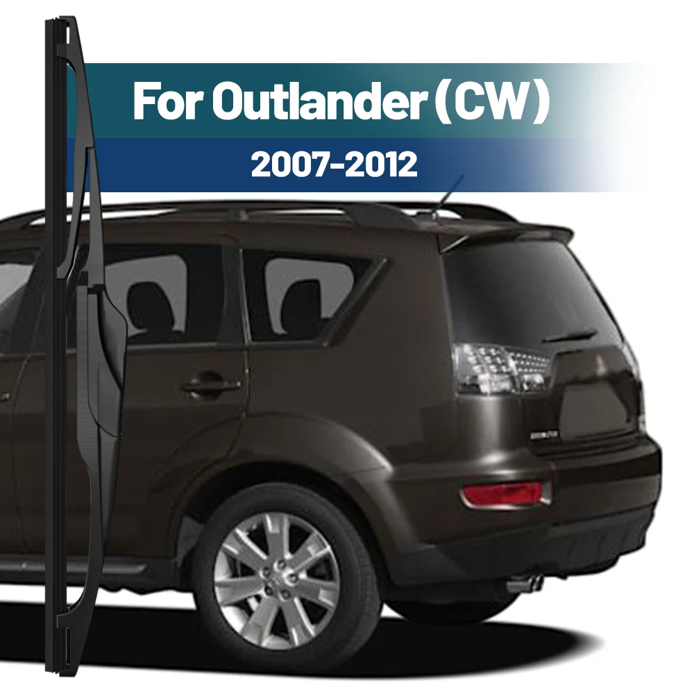 Para mitsubishi outlander cw 2007-2012 12 "parabrisas traseiro lavadora lâmina de limpador acessórios do carro