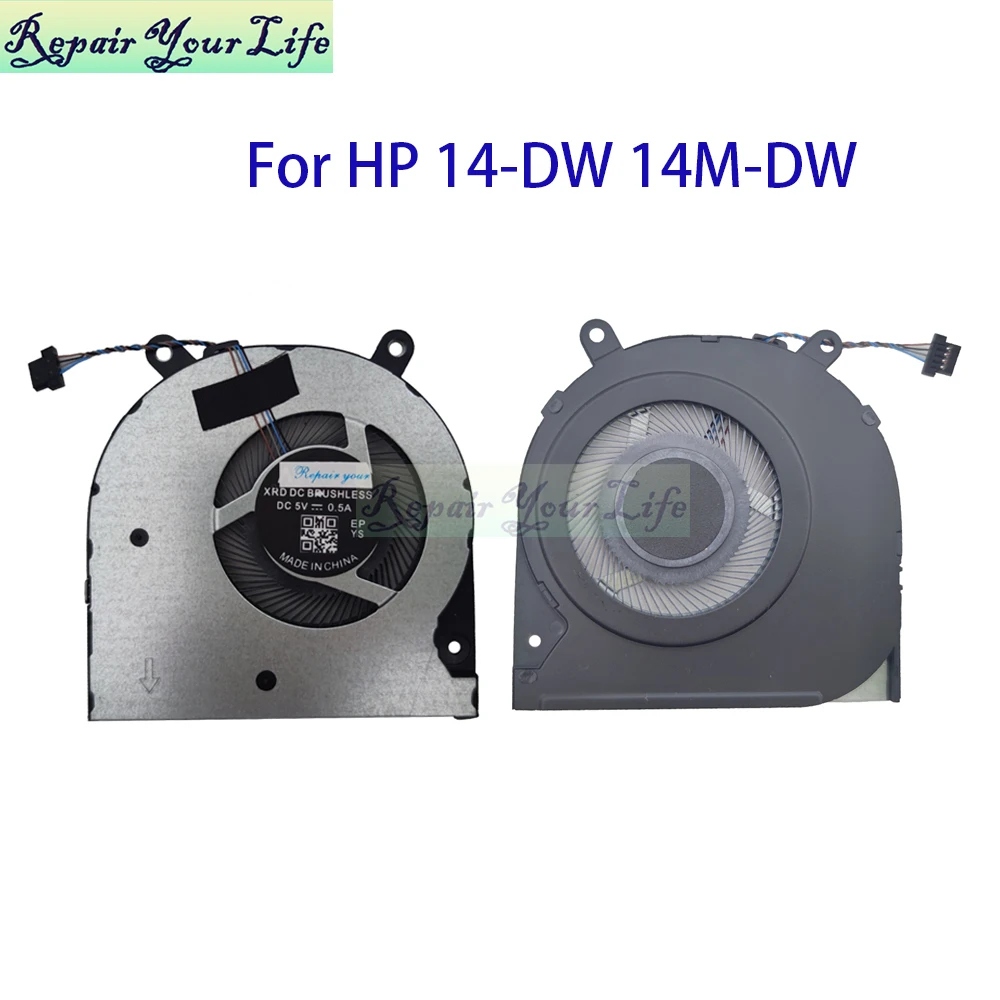 CPU Cooling Fan Processor Radiator For HP Pavilion X360 14-DW 14M-DW 14T-DW TPN-I137 L96492-001 ND75C43-19H14 6033B0079201 DC5V