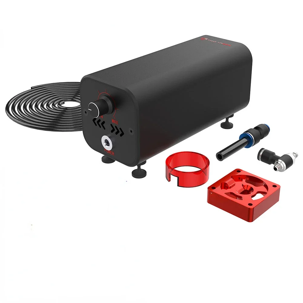 Hot sales Air Airflow Assist Kit 10-30L/min Air Assist System Remove Smoke and Dust for TTS-55 Laser Engraver Cutter Machine