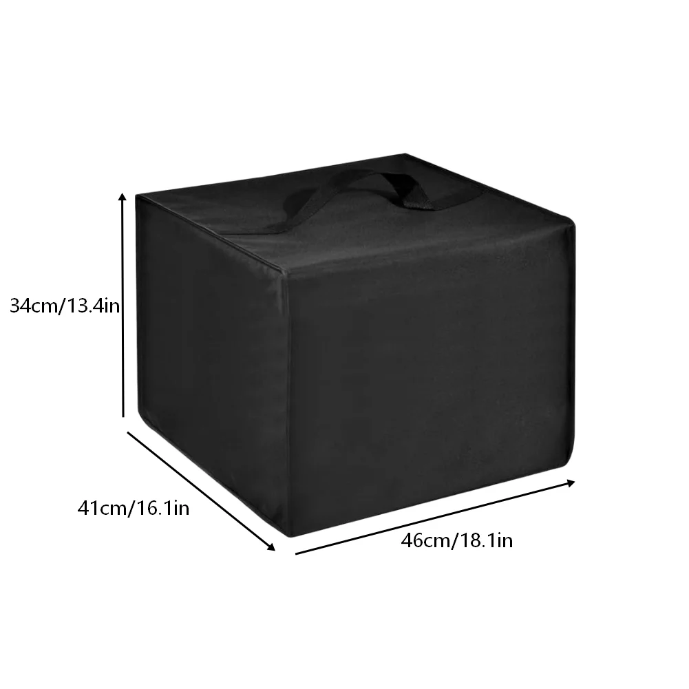 Heavy=Duty 600D Oxford Toaster And Air Fryer Cover Universal= Dust=Shield For Kitchen Appliances Outdoor Protection 46x41x34cm