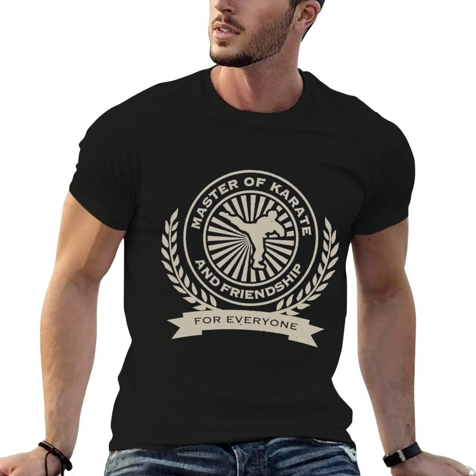 

Master of Karate and Friendship T-Shirt graphic t shirts for man man t shirts cotton anime t shirts for man T-shirt