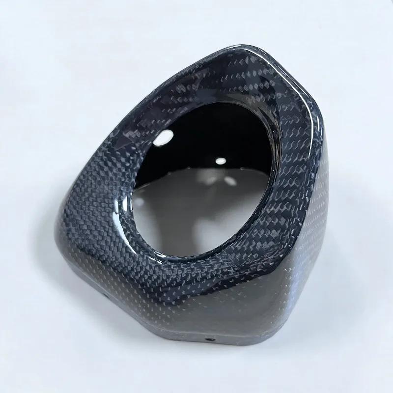 Carbon Fiber End Tip Exhaust Muffler Protective Cover Motorcycle Carbon Tip Replacement Spare Parts
