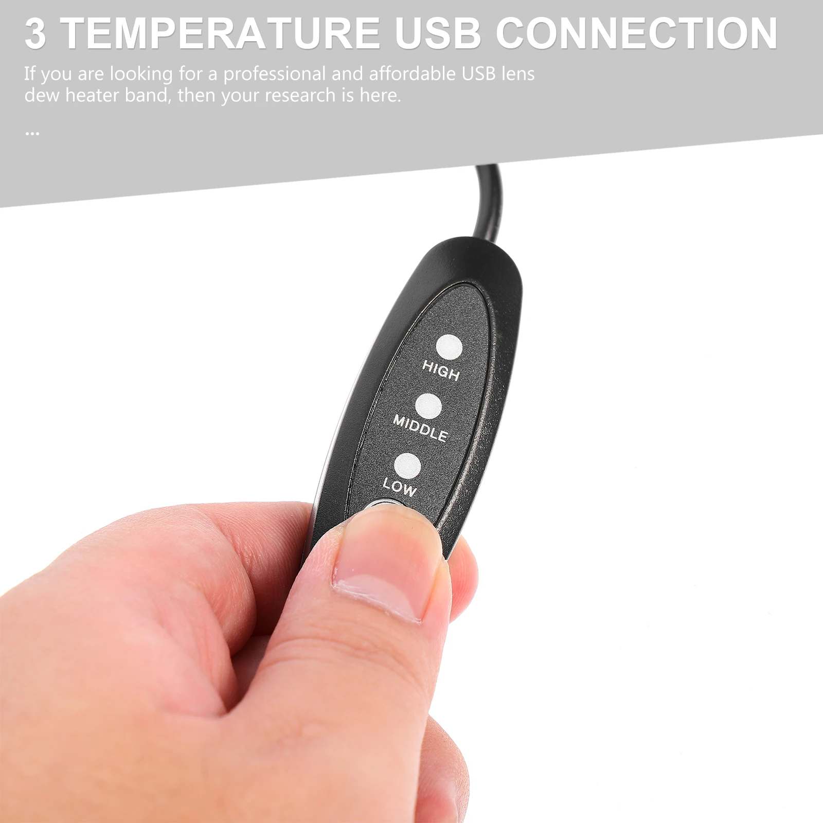 

Lens Heater Strip For Condensation Prevention Fog Defogging Warmer Camera Telescope Usb Dew Heater Reusable Anti-Fog Lens