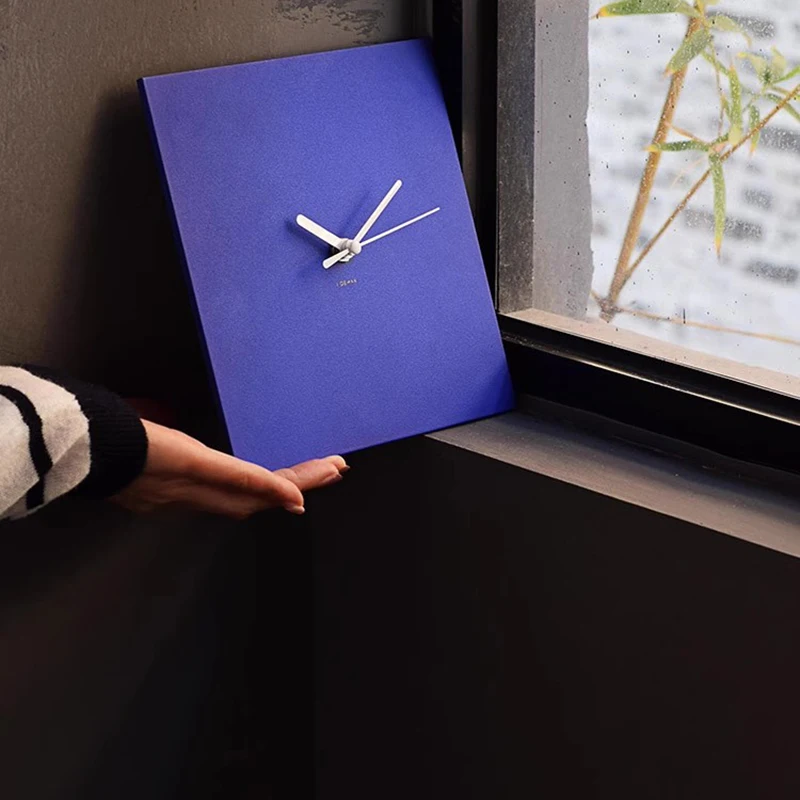 الحد الأدنى الحديثة ساعات الحائط غرفة المعيشة الداخلية الكورية تصميم صامت ساعة الحائط الجمالية Duvar Saati غرفة المعيشة الديكور