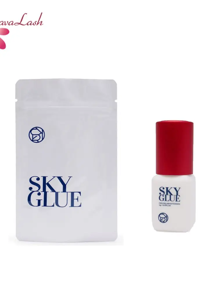 5g Sky S+ Glue 1s Fast Dry Strong Eyelash Extension Glue Long Lasting 6-7 Weeks No Irritation False Lash Adhesive 10Bottles