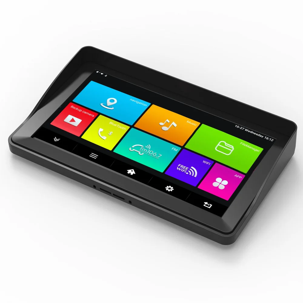 

Customized 7-inch smart navigator with ODB interface, UART and GPIO ports, car portable touch outdoor