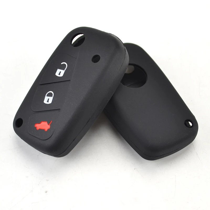 AX 3 Button Silicone For Fiat Florino Qubo Ducato Bravo Doblo Linea Punto Stilo Iveco Car Remote Key Fob Shell Cover Case