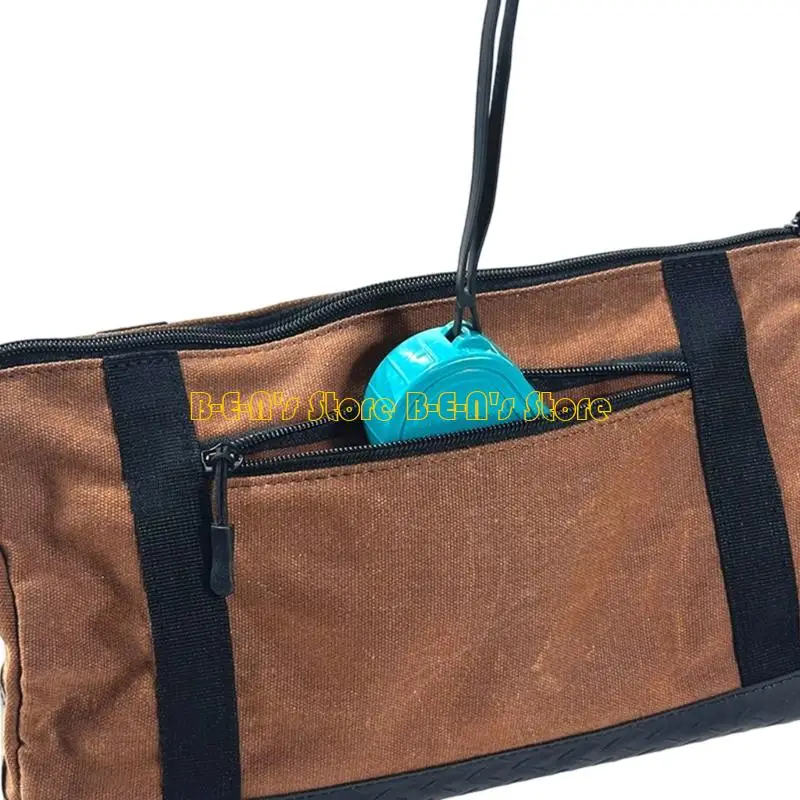 Y1AD Waterproof And Tear Resistant Utility Bag Waxed Canvas Zippered Reinforced Bottom Suitable For DIY Projects