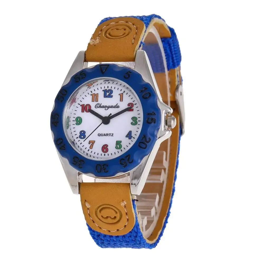 Neue Nette kinder Uhr Wasserdicht Quarz Uhren für Jungen Mädchen Sport Armbanduhr Kinder Uhr Nylon Strap Kind Geburtstag Geschenke