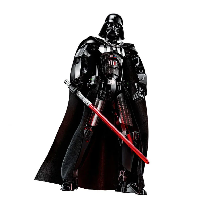 Star Wars Cartoon Vader Building Block Anime Model Doll Stormtrooper Darth Vader Space Wars Skywalker Action Figure Brick Toy