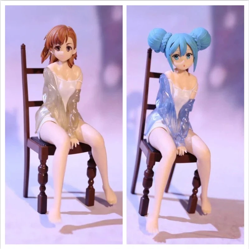 

Коллекционная статуэтка: Красивая, милая, очаровательная девушка-аниме на стуле – украшение для рабочего стола, подарок для фанатов аниме и отаку