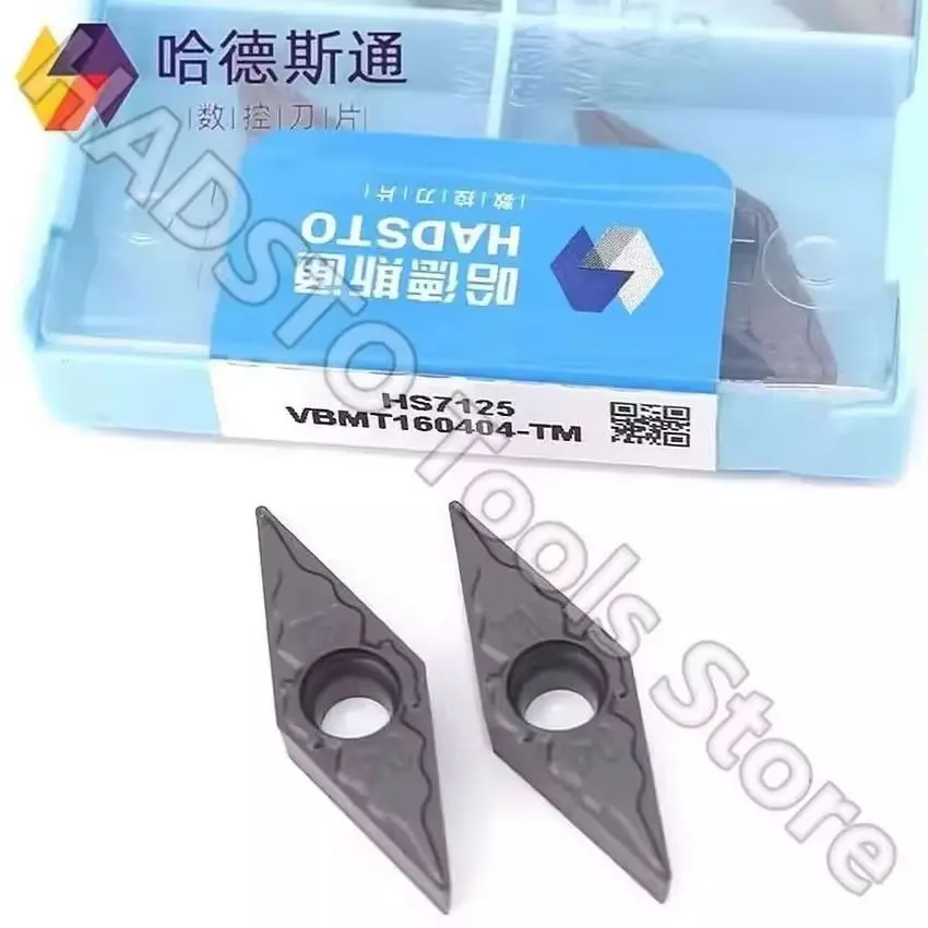 

VBMT160404-TM HS7125 VBMT160404-TM HADSTO CNC carbide inserts Turning inserts For Steel, Stainless steel, Cast iron 10pcs/box