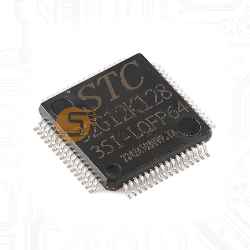 10pcs STC32G12K128-35I-LQFP64 32-bit 8051 Microcontroller MCU IC Chip For Embedded Industrial Control