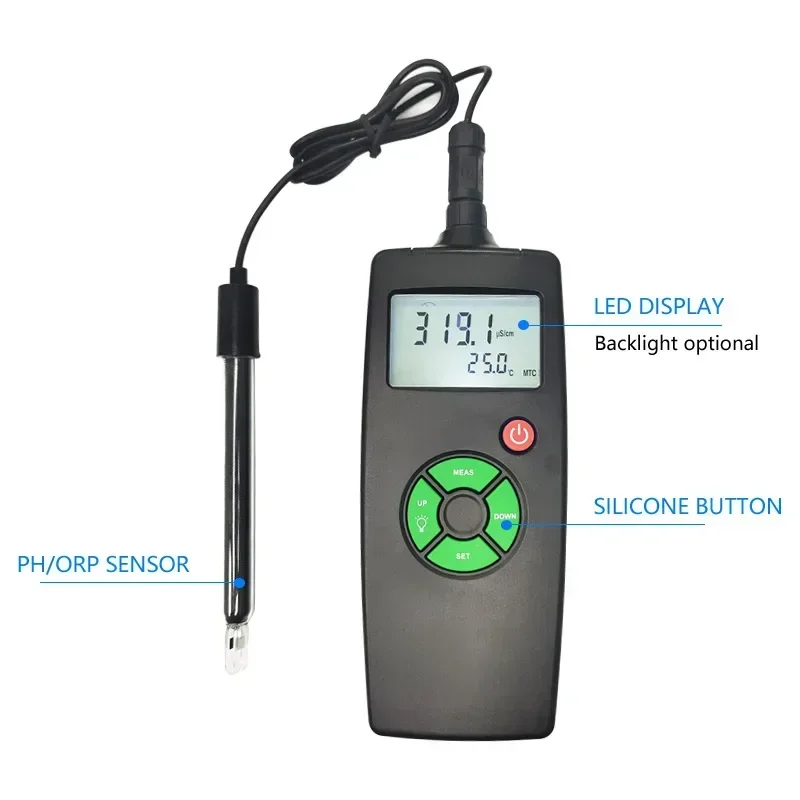 2026 NEW Customized New Digital Portable EC pH Multi-meter Tester Instrument Industrial Water TDS Salinity Conductivity Anal