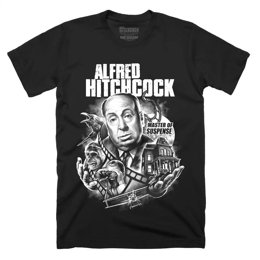 

Alfred Hitchcock King Of The Silver Screen T-Shirt