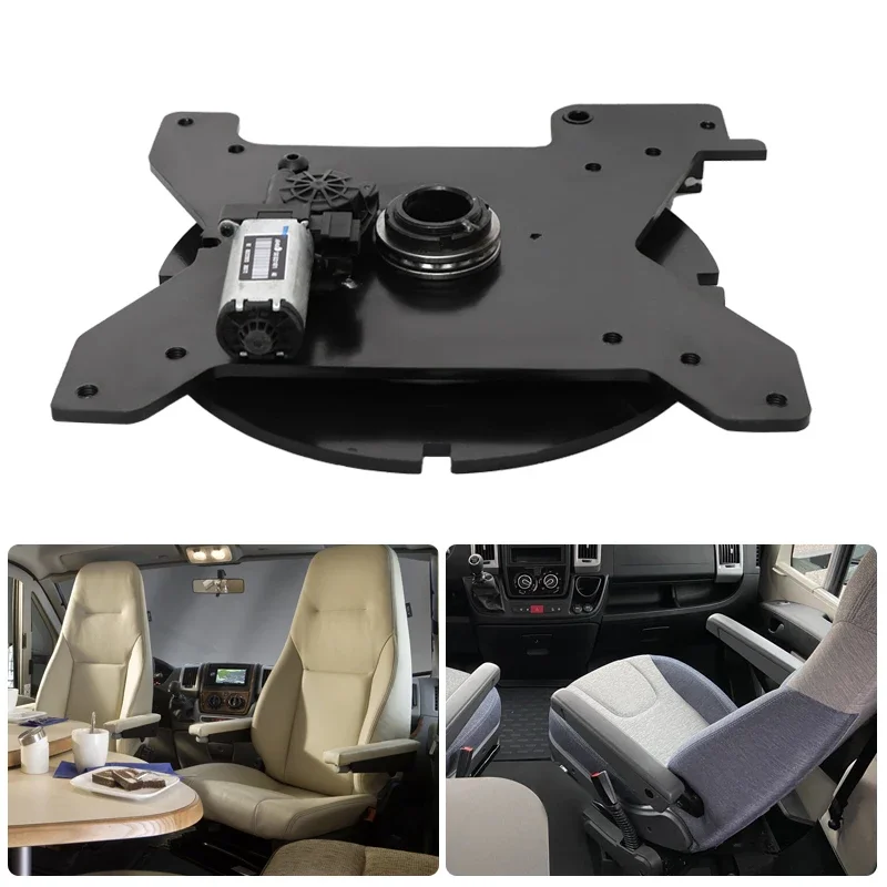 12v Electrical Campervan Accessories Swivel Seat Rotatable Adaptors For Driver Seat 360 Degree Swivel Mechanism