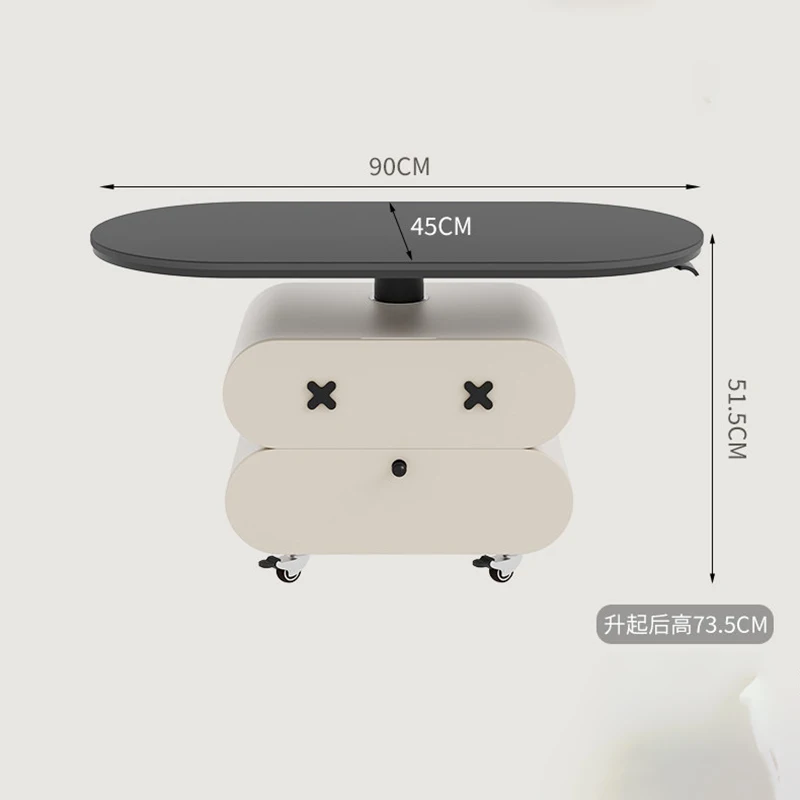 Adjustable Height Coffee Service Tables Nordic Cute Delicacy Coffee Tables Premium Design Tavolo Soggiorno Living Room Furniture