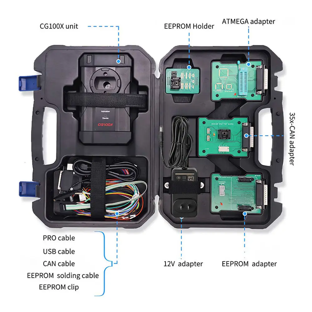 CGDI CG100X New Generation Programmer for Airbag Reset Mileage Adjustment and Chip Reading